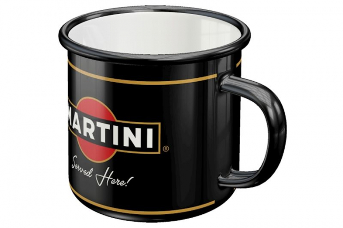 Emaille Tasse "Martini"